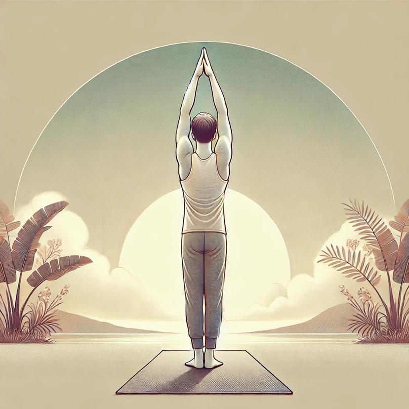 Sun Salute (Surya Namaskar) - 2: Upward Salute 